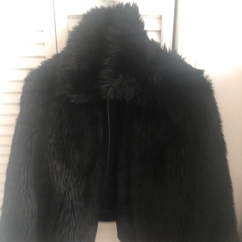 Express faux fur jacket.